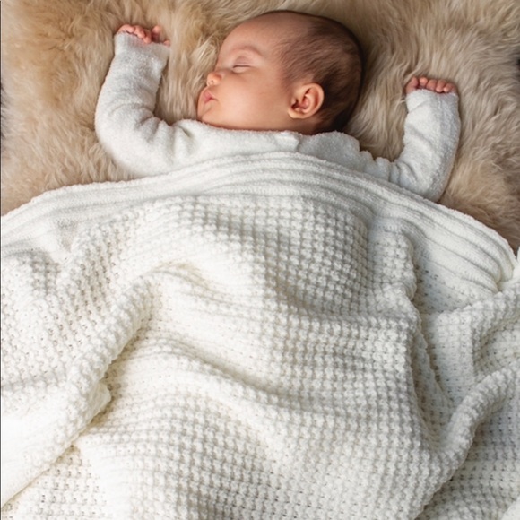 barefoot dreams receiving blanket